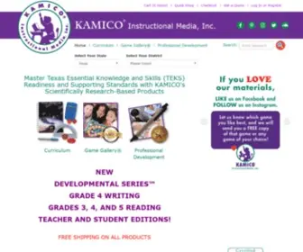 Kamico.com(KAMICO® Instructional Media) Screenshot