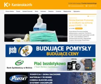 Kamienskie.info(Kamień Pomorski) Screenshot