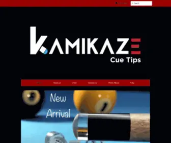 Kamikazecuetips.com(Cue Tips) Screenshot