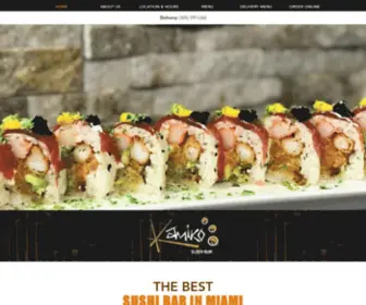 Kamikosushi.com(Kamiko Sushi Bar) Screenshot