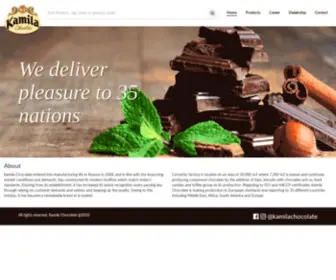 Kamilachocolate.com(Kamila Chocolate) Screenshot