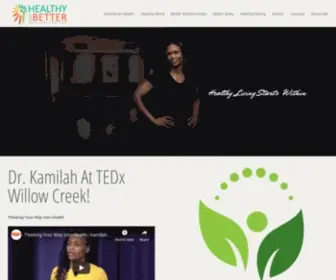 Kamilahstevenson.com(Healthy & Better) Screenshot