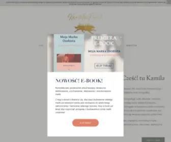 Kamilapiech.com(Yoga z Cam) Screenshot