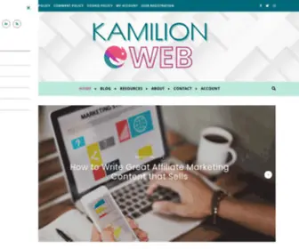 Kamilionweb.com(Business Blog for Entrepreneurs) Screenshot
