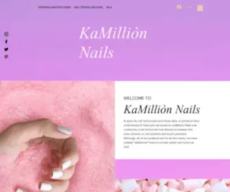 Kamillionnails.com(KaMilliòn Nails) Screenshot