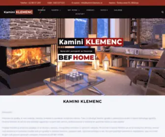 Kamini-Klemenc.si(Kamini Klemenc) Screenshot