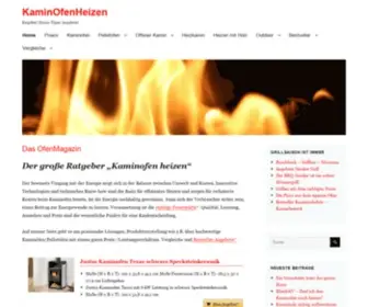 Kaminofenheizen.de(Das Kamin) Screenshot