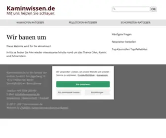 Kaminwissen.de(Mit uns heizen Sie schlauer) Screenshot