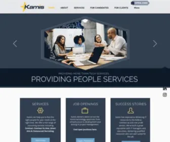 Kamispro.com(Kamis Pro Staffing) Screenshot