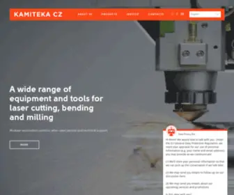 Kamiteka.cz(Kamiteka CNC machines) Screenshot