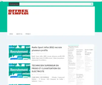 Kamjobs.com(Jobs cameroon) Screenshot