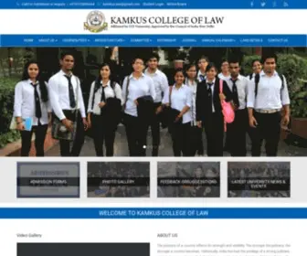 Kamkus.org(Kamkus College of Law) Screenshot