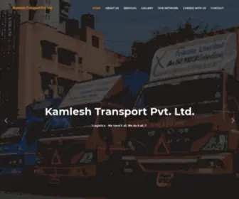 Kamleshtransport.com(Kamlesh Transport) Screenshot
