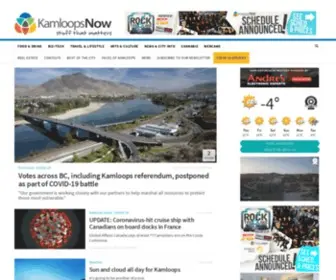Kamloopsbcnow.com(Stuff that matters to Kamloops) Screenshot