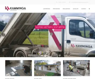 Kamminga-Maconnerie.com(Kamminga est entreprise de maçonnerie basée dans l'Aisne (02)) Screenshot