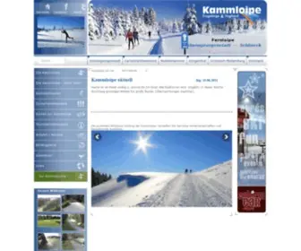 Kammloipe.de(Die schönsten Skitouren entlang der Kammloipe) Screenshot