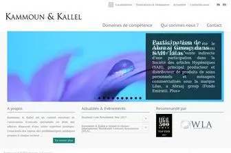 Kammounkallel.com(Kammoun & Kallel) Screenshot