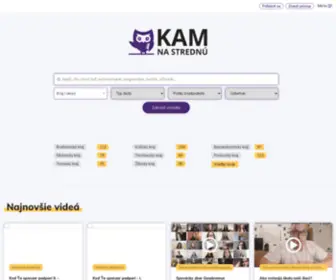 Kamnastrednu.sk(Kam) Screenshot