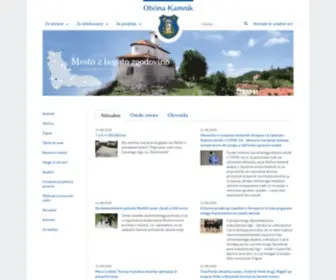 Kamnik.si(Občina Kamnik) Screenshot