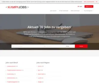 Kampajobs.ch( Die Online) Screenshot