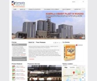 Kampalacement.com(Kampala Cement Co Ltd) Screenshot