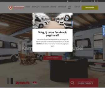 Kampeercentrumbudel.nl(Dethleffs) Screenshot