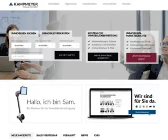 Kampmeyer.com(KAMPMEYER Immobilien GmbH) Screenshot