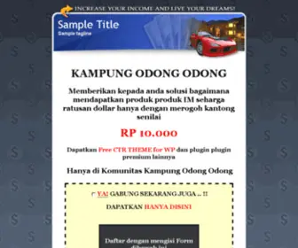 Kampungodong.com(Kampung Odong Odong) Screenshot