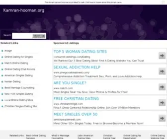 Kamran-Hooman.org(Kamran Hooman) Screenshot