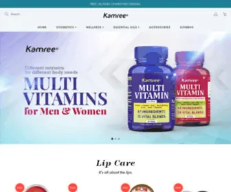 Kamree.com(Natural and Ayurvedic Products Online) Screenshot