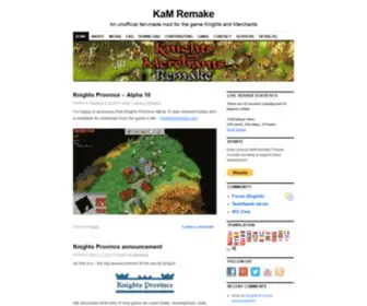 Kamremake.com(Knights and Merchants Remake) Screenshot