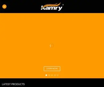 Kamrytech.com(Vape Manufacturer) Screenshot