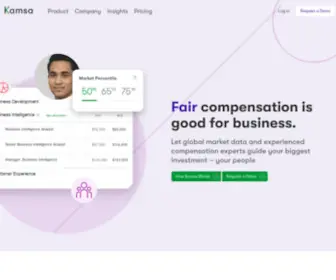 Kamsa.co(Compensation Management Software) Screenshot