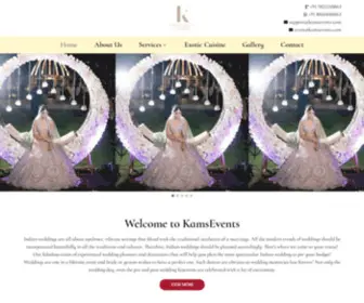 Kamsevents.com(Kams Events & Caterers) Screenshot