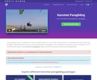 Kamshetparagliding.in(Kamshet paragliding) Screenshot