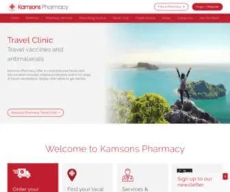 Kamsons.co.uk(Kamsons Pharmacy) Screenshot