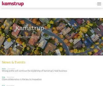 Kamstrup.com(Smart metering solutions) Screenshot