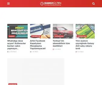 Kamubulten.com(Kamu Bülten) Screenshot