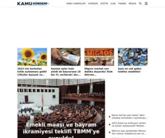 Kamugundemi.com(Kamu Gündemi) Screenshot