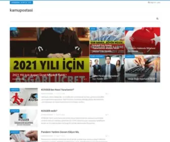 Kamupostasi.com(Kamu'dan Haberler) Screenshot