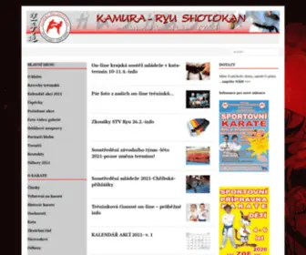 Kamura.cz(škola karate) Screenshot