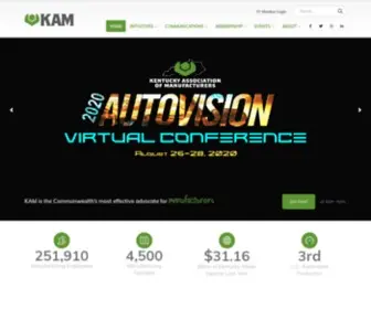 Kam.us.com(Kentucky Association of Manufacturers) Screenshot