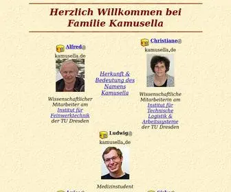 Kamusella.de(Familie Kamusella) Screenshot