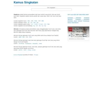 Kamussingkatan.com(Singkatan) Screenshot