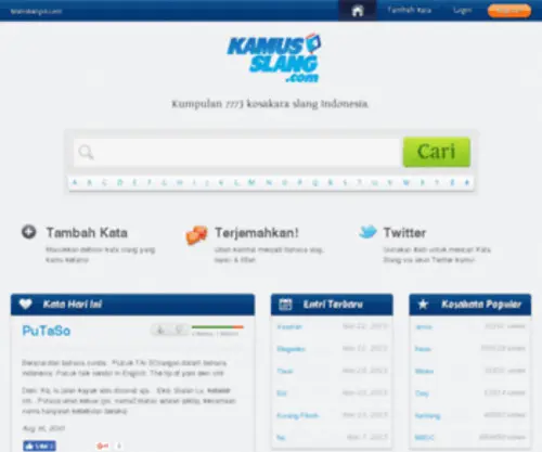 Kamusslang.com(Kamus Slang) Screenshot