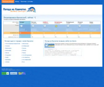 Kamweather.ru(Погода на Камчатке) Screenshot