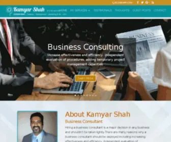 Kamyarshah.com(Business Consultant & Management Consultant) Screenshot