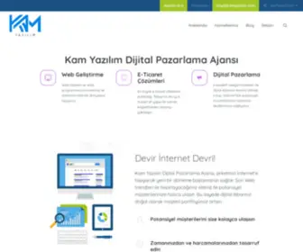 Kamyazilim.com(Kam Yazılım Dijital Pazarlama Ajansı) Screenshot