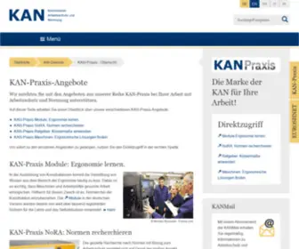 Kan-Praxis.de(KAN-Praxis - Übersicht) Screenshot