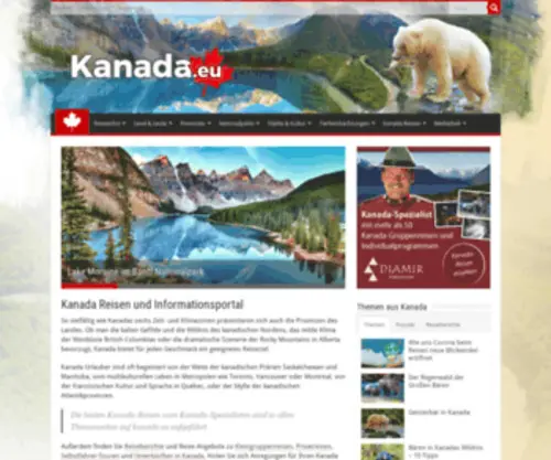 Kanada.eu(Reisen und Reise) Screenshot